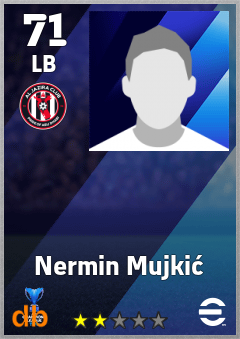 Nermin Mujkić — LB, OVR 71, MAX 71