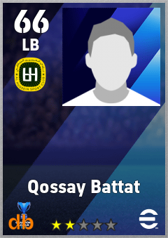 Qossay Battat — LB, OVR 66, MAX 66
