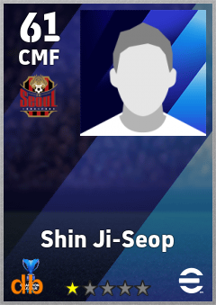 Shin Ji-Seop — CMF, OVR 61, MAX 61