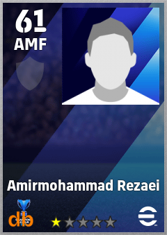 Amirmohammad Rezaei eFootball player card