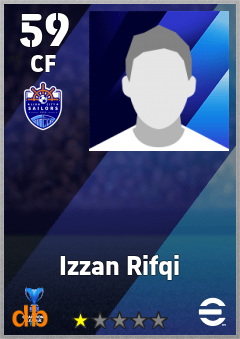Izzan Rifqi — CF, OVR 59, MAX 59