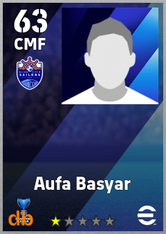 Aufa Basyar — CMF, OVR 63, MAX 63