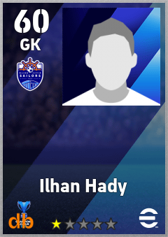 Ilhan Hady — GK, OVR 60, MAX 60