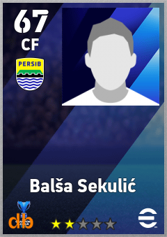 Balša Sekulić — CF, OVR 67, MAX 67