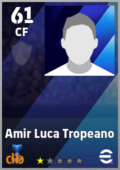Amir Luca Tropeano — CF, OVR 61, MAX 61