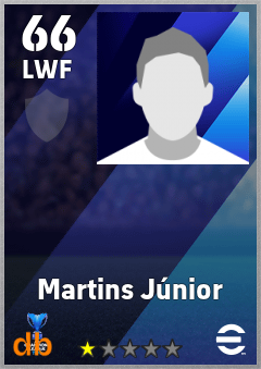 Martins Júnior — LWF, OVR 66, MAX 66