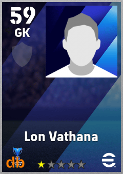 Lon Vathana — GK, OVR 59, MAX 59