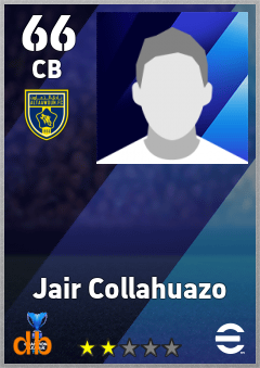 Jair Collahuazo — CB, OVR 66, MAX 66