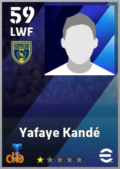 Yafaye Kandé — LWF, OVR 59, MAX 59