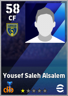 Yousef Saleh Alsalem — CF, OVR 58, MAX 58