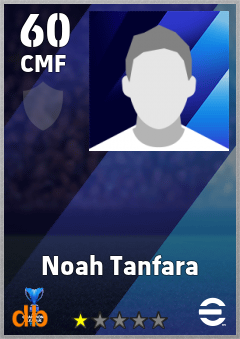 Noah Tanfara — CMF, OVR 60, MAX 60