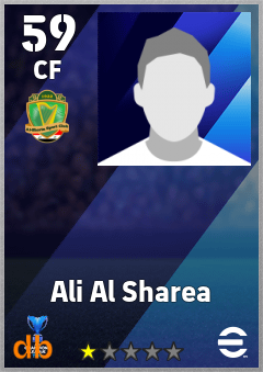 Ali Al Sharea — CF, OVR 59, MAX 59