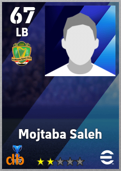 Mojtaba Saleh — LB, OVR 67, MAX 67