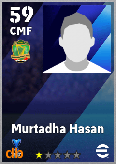 Murtadha Hasan — CMF, OVR 59, MAX 59