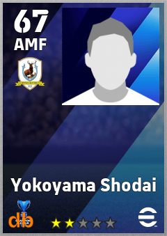 Yokoyama Shodai — AMF, OVR 67, MAX 67