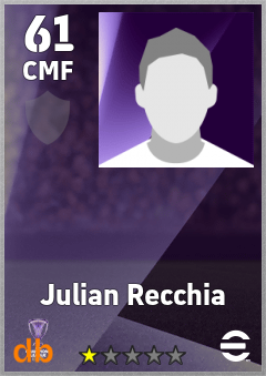 Julian Recchia — CMF, OVR 61, MAX 61