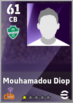 Mouhamadou Diop — CB, OVR 61, MAX 61