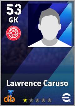 Lawrence Caruso — GK, OVR 53, MAX 53