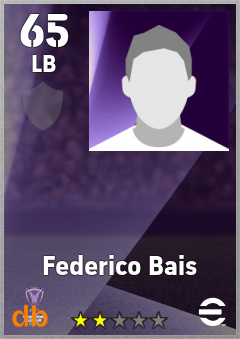 Federico Bais — LB, OVR 65, MAX 65