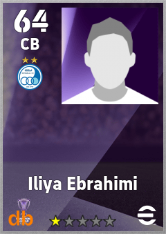 Iliya Ebrahimi — CB, OVR 64, MAX 64
