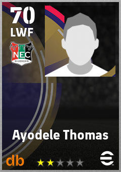 Ayodele Thomas eFootball player card