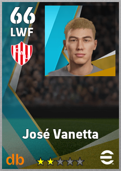 José Vanetta eFootball player card
