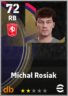 Michał Rosiak — RB, OVR 72, MAX 72