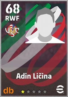 Adin Ličina — RWF, OVR 68, MAX 68