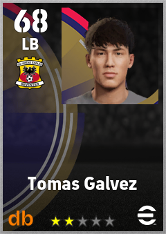 Tomas Galvez — LB, OVR 68, MAX 68