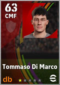 Tommaso Di Marco — CMF, OVR 63, MAX 63
