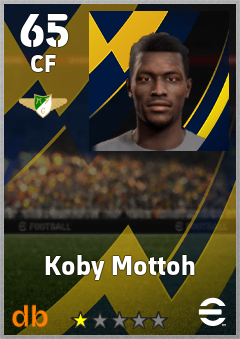 Koby Mottoh — CF, OVR 65, MAX 65