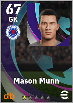 Mason Munn eFootball player card