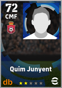Quim Junyent — CMF, OVR 72, MAX 72