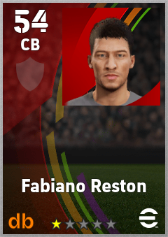 Fabiano Reston — CB, OVR 54, MAX 54