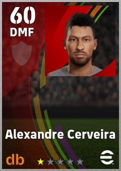 Alexandre Cerveira — DMF, OVR 60, MAX 60