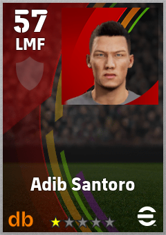 Adib Santoro eFootball player card
