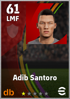 Adib Santoro eFootball player card
