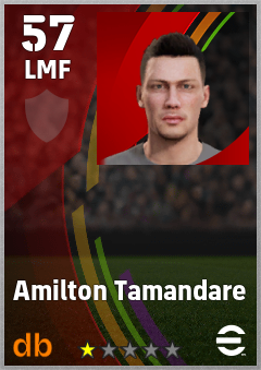 Amilton Tamandare eFootball player card