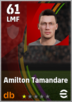 Amilton Tamandare eFootball player card