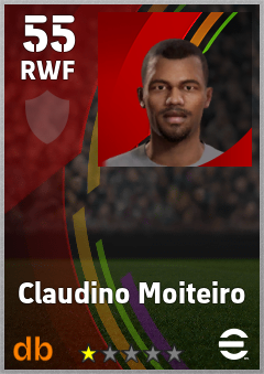 Claudino Moiteiro eFootball player card