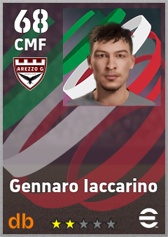 Gennaro Iaccarino — CMF, OVR 68, MAX 68