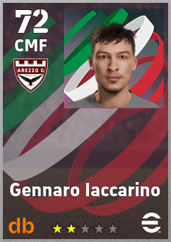 Gennaro Iaccarino — CMF, OVR 72, MAX 72