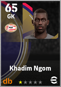 Khadim Ngom — GK, OVR 65, MAX 65