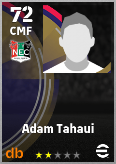 Adam Tahaui — CMF, OVR 72, MAX 72