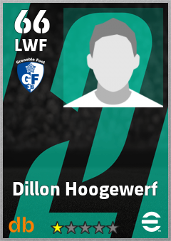 Dillon Hoogewerf — LWF, OVR 66, MAX 66