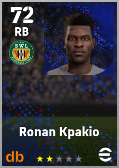 Ronan Kpakio eFootball player card