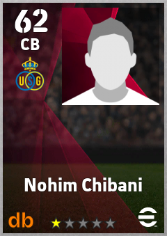 Nohim Chibani — CB, OVR 62, MAX 62