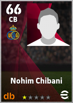 Nohim Chibani — CB, OVR 66, MAX 66