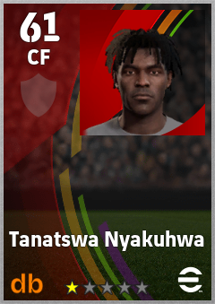 Tanatswa Nyakuhwa — CF, OVR 61, MAX 61