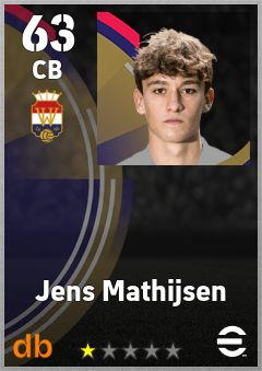 Jens Mathijsen eFootball player card